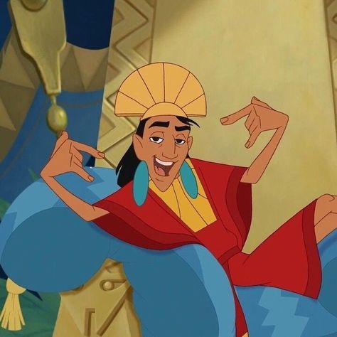 Emperors New Groove Aesthetic, The Emperor’s New Groove, Kuzco Aesthetic, Disney Characters Icons, Emperor New Groove, Kuzco Disney, Cartoon Disney, The Emperor's New Groove, Emperors New Groove