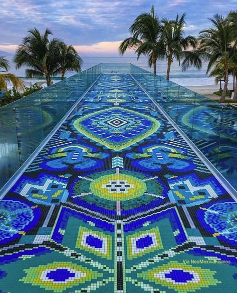 NeoMexicanismos (@neomexicanismos) • Instagram photos and videos Hermoso puente Huichol en la Riviera de Nayarit Riviera Nayarit Mexico, Cuban Architecture, Urban Art Installation, Latino Art, Vision Board Images, Rock Painting Ideas Easy, Rock Painting Designs, Mexican Culture, Future Travel