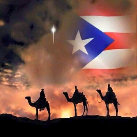 Three Kings Art, Christmas In Puerto Rico, Happy Three Kings Day, Puerto Rican Artwork, Soy Boricua, Three Kings Day, Popular Christmas Songs, Happy Christmas Card, Puerto Rico Pictures