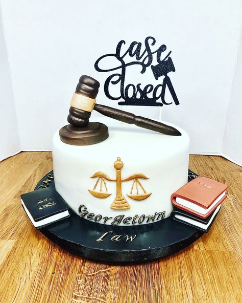 Law school cake, attorney cake, judge cake, graduation cake, Georgetown Law School cake Judge Cake, Law School Graduation Cake, Degree Party, Lawyer Cake, Graduation Cake Designs, Law School Graduation Party, Twin Birthday Cakes, Graduation Party Cake, Law School Inspiration