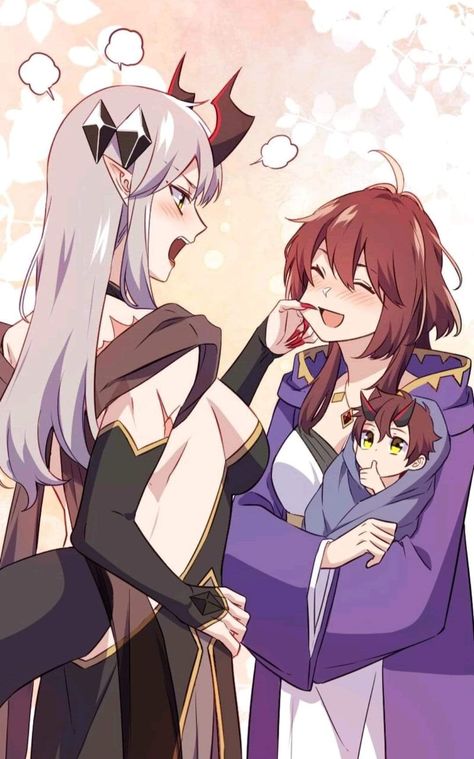 Mage And Demon Queen, Demon Queen, Yuri Comics, Yuri Manga, Ship Drawing, Lesbian Art, Yuri Anime, Anime Reccomendations