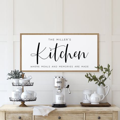 Kitchen decor signs