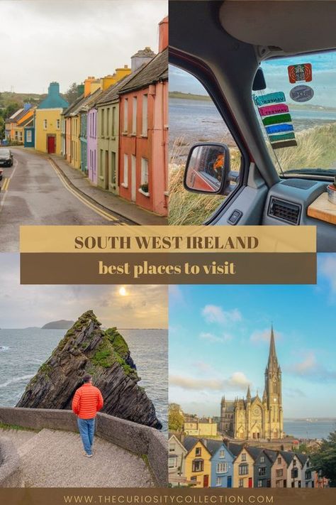 Planning a trip to south west Ireland? This ultimate travel itinerary will give you best places to see and top things to do | Things to do in south west Ireland | a week in southern Ireland | Weekend in south west Ireland | Road trip itinerary in southern Ireland | south west Ireland road trip itinerary | Southern Ireland | Western Ireland | Discover southern Ireland | South West Ireland tour | Southern Ireland travel guide ... less South Ireland Travel, Ireland West Coast, Western Ireland, West Ireland, Curiosity Collection, Ireland Road Trip Itinerary, Ireland Road Trip, Ireland Tours, Ireland Itinerary