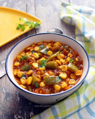 corn capsicum curry recipe, sweet corn capsicum gravy, makai shimla mirch curry recipe Capsicum Curry Recipe, Capsicum Curry, Capsicum Recipes, Cooking Beets, Veg Recipe, Curry Recipes Easy, Indian Curries, Curry Recipes Indian, Recipes With Few Ingredients