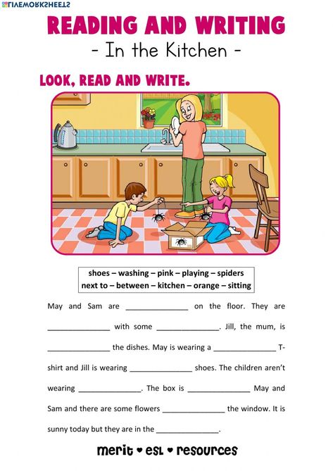 Present continuous online worksheet for Grade 2 - Grade 3. You can do the exercises online or download the worksheet as pdf. Negative Sentences, Picture Comprehension, First Grade Reading Comprehension, Materi Bahasa Inggris, Reading Comprehension For Kids, English Grammar For Kids, Present Continuous, Reading Comprehension Lessons, Grammar For Kids