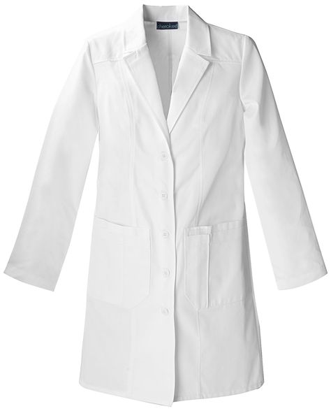 #Cherokee #Scrubs #Uniforms #Fashion #Style #Nurse #Medical #Apparel #LabCoats Women's Lab Coat, Doctor Coat, White Lab Coat, Cherokee Woman, Hospitality Uniform, Lab Coats, White Lab, Womens Scrubs, Large Buttons