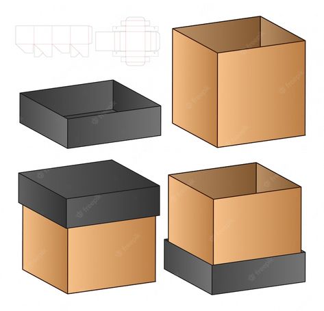 Box Packaging Templates, Template Box, Packaging Die Cut, Packaging Template Design, Packaging Template, Box Package, Vector Template, Box Template, Letter Patterns