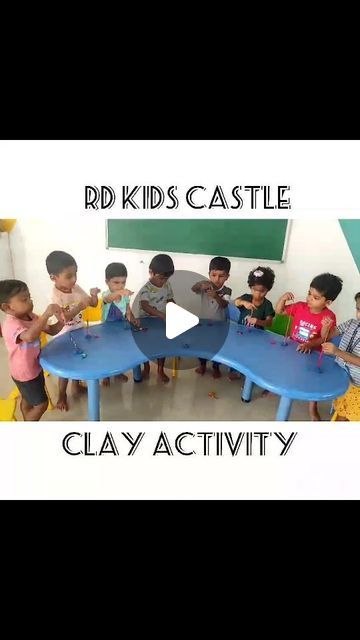 Clay Activity For Kindergarten, Clay Activities For Kindergarten, Clay Activity For Preschoolers, Clay Activities For Preschoolers, Clay Activities, Clay Activity, Kids Castle, Clay Moulding, Kids Clay