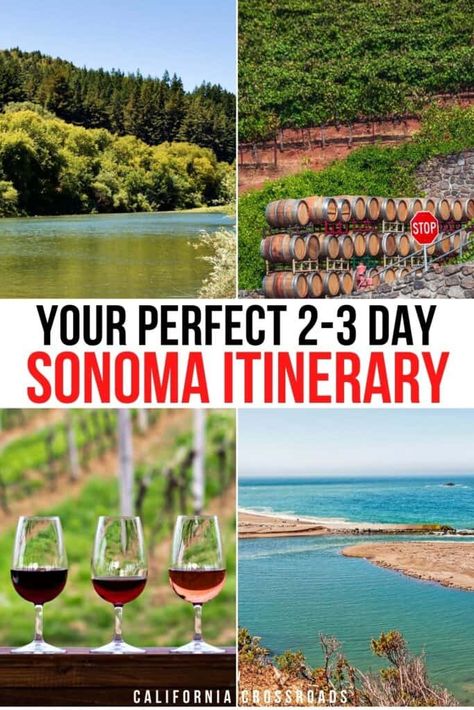 Sonoma And Napa Itinerary, Sonoma Valley Itinerary, Best Sonoma Wineries To Visit, Napa Valley 3 Day Itinerary, Weekend In Sonoma, Sonoma Itinerary, California Wine Country Vacation, Nappa Valley, Napa Valley Trip