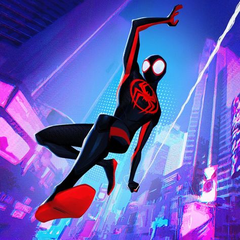 Official Background, Patrick Brown, Miles Morales Spider Man, Shakespeare In The Park, Spider Man Across The Spider Verse, Spiderman Art Sketch, Miles Morales Spiderman, Comic Book Art Style, Across The Spider Verse