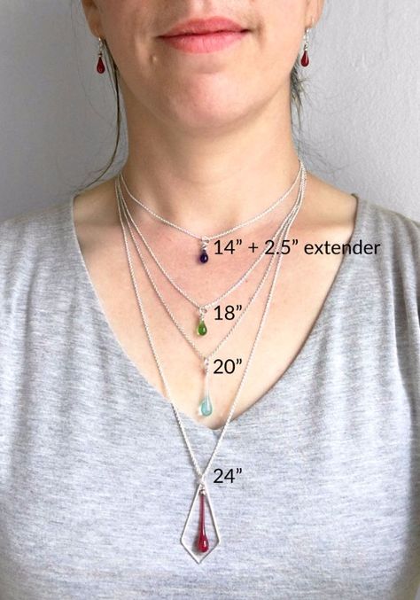 Are you looking at a necklace, but aren’t sure what size to order? Here’s how to measure necklace length so you're certain to get exactly what you want...If you