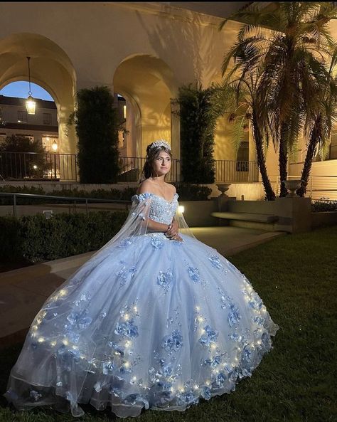 Cinderella 15 Theme Dress, 15 Dresses Quinceanera Cinderella, Blue Qencenera Dress, Baby Blue Qinsenara Dresses, 15 Blue Dresses Quinceanera, Winter Theme Quinceanera Dresses, Quinceanera Dresses Light Blue And Silver, Quince Dresses Light Blue Butterfly, Qencenera Dress Light Blue