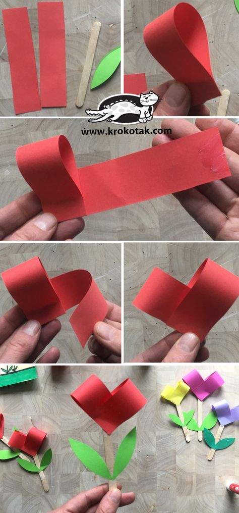 krokotak |  HEART FLOWER CRAFT Heart Flower Craft, Valentines Bricolage, February Crafts, Toddler Arts And Crafts, Seni Dan Kraf, Preschool Valentines, Valentine Crafts For Kids, Flower Craft, Aktivitas Montessori