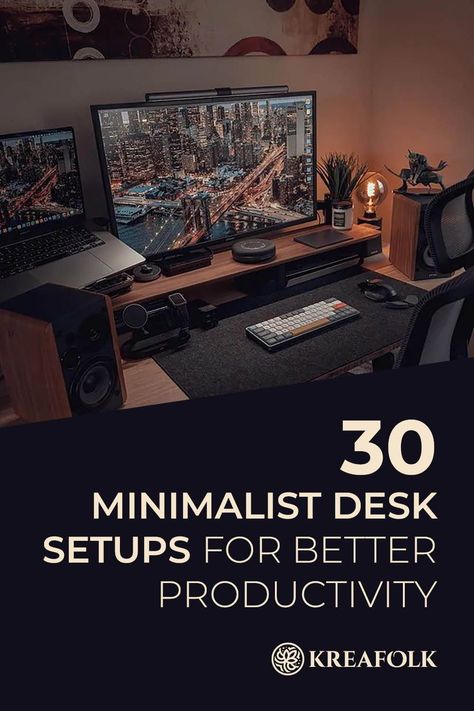 Let's eliminate all the unnecessary things. Check out some of the most inspiring minimalist desk setups to create a productive workspace for yourself!