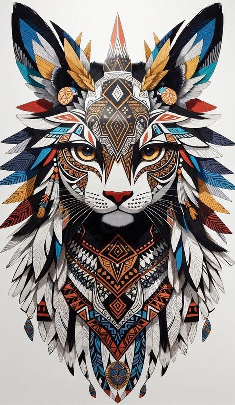 Step into the world of jungle cat mandala art. These mesmerizing designs offer a serene safari for your imagination, providing a therapeutic escape through coloring. Cat Design Drawing, Abstract Animal Art Drawing, Mandala Art Animals, Animal Mandala Art, Cat Mandala Art, Mandala Art Colorful, Colorful Mandala Art, Modern Cat Art, Jungle Design