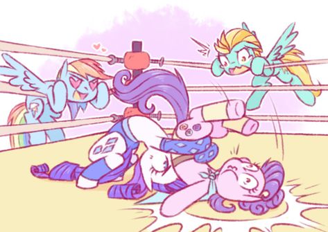 RariDash Doodles - On the Ropes Raridash Fanart, Rarity And Rainbow Dash, Mlp Horror, Mlp Ships, Pony Creator, Mlp Comics, My Lil Pony, Mlp Fan Art, My Little Pony Comic