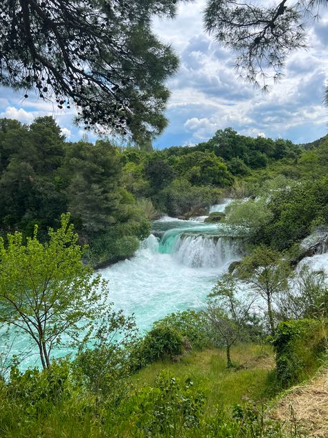 krka national park blue waterfalls Krka Waterfalls, Krka National Park, John Muir, European Summer, Holiday Travel, National Park, National Parks, Forest, Travel