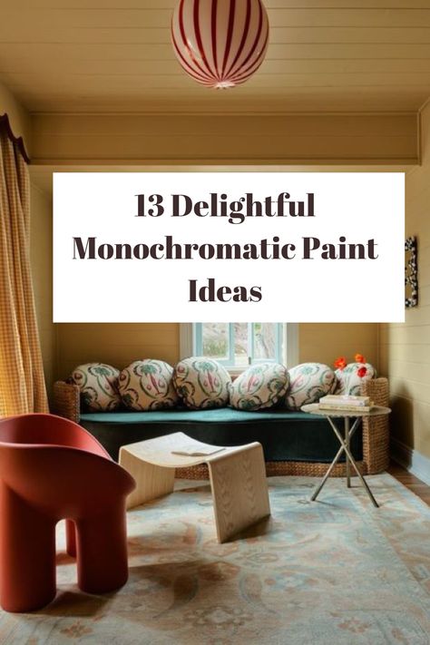 Monochrome Painted Room, Monochromatic Office Paint, Monochromatic Painted Rooms, Monochromatic Room Paint, All One Color Room, Monochromatic Living Room Ideas, Color Drenched Living Room, Monochromatic Walls And Trim, Monochromatic Room Interiors