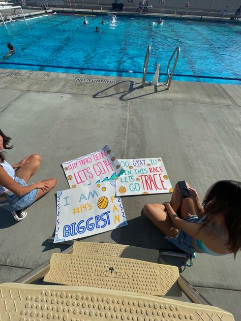 water poll senior night poster Senior Night Posters Water Polo, Waterpolo Senior Night Posters, Water Polo Posters, Waterpolo Poster Ideas, Swim Senior Night Posters, Tennis Senior Night Posters, Senior Night Swim, Senior Night Baskets, Water Polo Senior Night