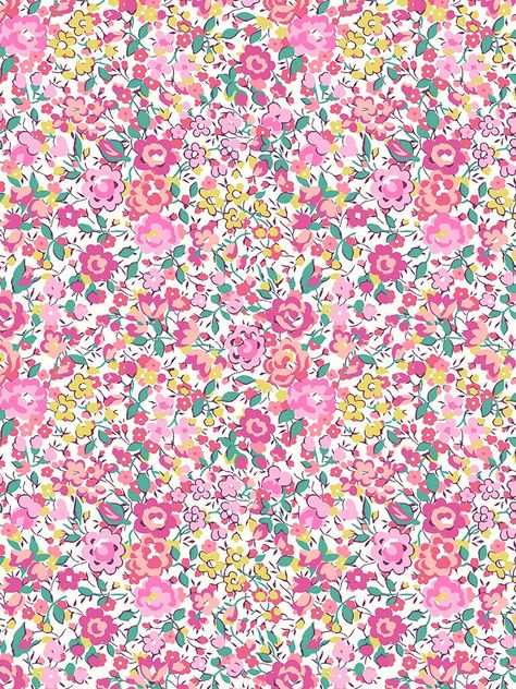 Emma and Georgina - Pink - Tana Lawn - Liberty of London Fabrics - 100% Cotton - Approximately 53" wide From the 2022 Classic Collection, thiscolorway was originally introduced in the 40th Anniversary Collection and used to be known as Emma and Georgina C-40. Inspired by Liberty's large collection of Victorian pattern books, Emma Georgina is based on two tiny, dense floral prints. Emma was first produced on Tana Lawn in the 1970s; Georgina was launched in 2000. Available in fat quarters or 1/4 y Cool Backrounds, Liberty Print Fabric, Bow Wallpaper, Victorian Pattern, Pink Floral Design, Cute Fall Wallpaper, Liberty Of London Fabric, Pastel Pattern, Dots Wallpaper