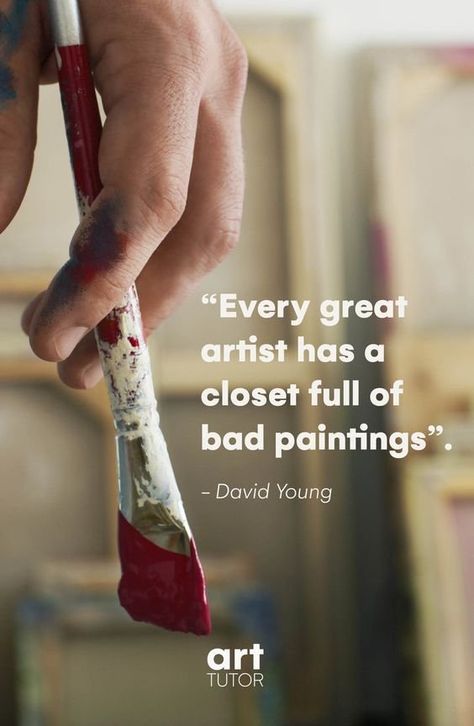 Bad Painting, Inspirerende Ord, Art Quotes Inspirational, Vie Motivation, Artist Quotes, Creativity Quotes, Visual Statements, Life Coaching, A Quote