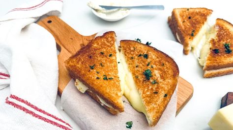 Panera Copycat Fontina Grilled Cheese Recipe Panera Grilled Cheese, Fontina Grilled Cheese, Panera Copycat, Grilled Cheese Recipe, Fontina Cheese, Sandwich Ingredients, Panera Bread, Grilled Cheese Recipes, Provolone Cheese