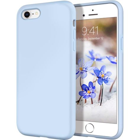 iPhone SE Series Silicone Case CAN WORK with Qi wireless charging. Compatible: iPhone SE 2022, iPhone SE 2020, iPhone 7, iPhone 8 [ Material]: Liquid silicone rubber. Upgraded Thickness: 2.3 mm. (Normal just 1.8 mm). The surface layer is smooth like baby skin. Anti-fingerprint,scratch-resistant performance, drop protection [ Full Body Protection]: Inner designed with a microfiber cushion, protect your iPhone gently. 1mm lip outer design, raises above the screen slightly, protect your iPhone scre Iphone Se Phone Cases, Liquid Silicone Rubber, Bday Gifts, Outer Design, Iphone Se Case, Iphone Screen, Face Down, Coque Iphone, Baby Skin