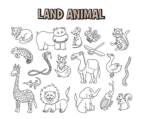 Savannah Animals, Drawing Base Poses, Fantasy Coloring Pages, Land Animals, Naruto The Movie, Youtube Banner Backgrounds, Unique Coloring Pages, Best Coloring Pages, Animal Pins