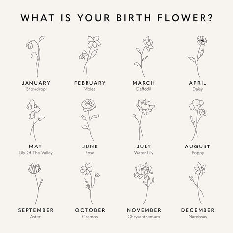 Birth Flower A Littles, for a love that blooms all year round 🌷🌸💐

#jomajewellery #birthflower Birth Year Flowers, Birthflower May Tattoo, December Birth Flower, August Birth Flower, Birthday Bracelet, Personalized Gift Bags, Birth Month Flower, Birth Year, Month Flowers