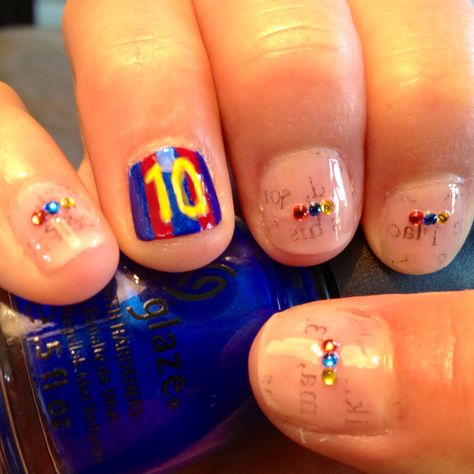 Messi Nails Messi Nails, Nail Designs, Nail Art, Nails, Quick Saves, Art, Nail Arts