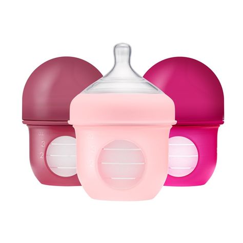 KICK COLIC TO THE CURB NURSH bottles feature a revolutionary air-free feeding design with a 100% silicone pouch that collapses as your little one drinks, helping prevent colic symptoms like gas and spit up. Other baby bottles use vents or valves that introduce air into milk to help it flow, NURSH doesn’t. Our pouch collapses as baby drinks, mimicking breast feeding with no added air. As a bonus, no vents or valves make it a snap to clean and assemble. (Who wants a complicated bottle at 2 am?) NU Painful Gas, Avent Bottles, Silicone Baby Bottles, Baby Drinks, Silicone Bottle, Bottle Warmer, Reusable Pouches, Baby Bottle, Silicone Babies