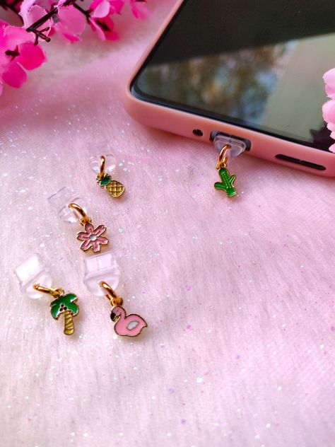 Mini Dust Plug - Kawaii Pastel Phone Charm - Phone Dustplugs - Kawaii Phonecharm - Gift - Cactus Charm - Phone Dustplug Pastel Phone, Charm Phone, Everything I Own, Kawaii Phone, Phone Plug, Dust Plug, Phone Charms, Camera Settings, Heads Up