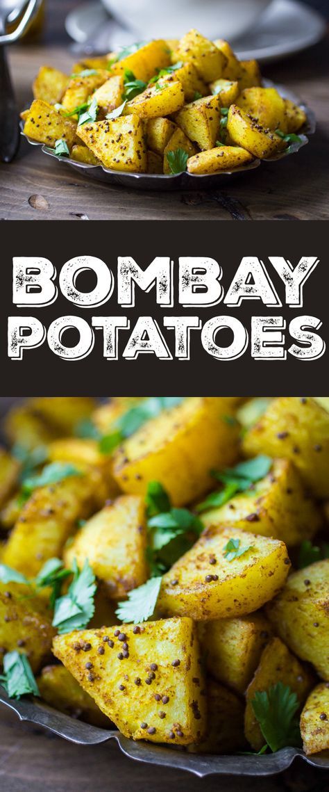 Bombay Potato Recipe, Bombay Potatoes, Indian Meal, India Food, Potatoes Recipe, Potato Dishes, Indian Spices, Indian Cooking, Indian Dishes