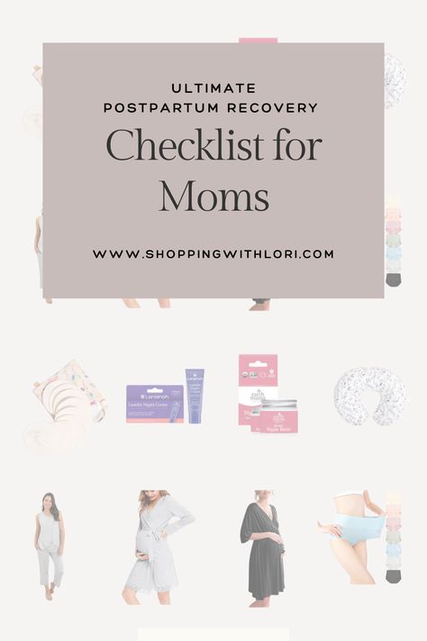 Set yourself up for success and good care at home during the recovery period with this Ultimate Postpartum Essentials Checklist for Mom. What Do I Need For Postpartum, Postpartum Care Essentials, Postpartum Checklist For Mom, Natural Postpartum Essentials, Postpartum Care Checklist, Post Partum Care Kit, Post Partum Checklist, Postpartum List, Delivery Bag Checklist