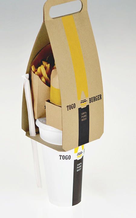 This New Fast Food Packaging System Makes Eating Junk Easier--But Also Less Wasteful Bakery Names, Clever Packaging, Packaging System, Sandwich Bar, Design Café, Innovative Packaging, Cool Packaging, Burger Bar, Unique Packaging