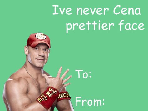 John Cena Valentines Day Card Memes, Meme Valentines Cards, Corny Valentines, Funny Valentine Memes, Bad Valentines Cards, Weird Valentines, Bad Valentines, Cheesy Valentine, Valentines Memes