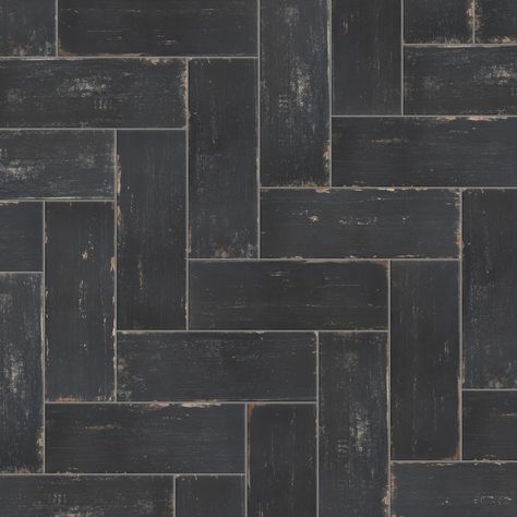 Affinity Tile, Black Backsplash, Black Floor Tiles, Rectangle Tiles, Merola Tile, Brick Flooring, Black Tiles, Wood Look Tile, Slate Tile