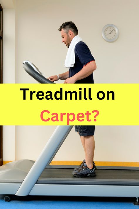 Find out if it's safe to put your treadmill directly on the carpet and how to safely store it. Treadmill Room Ideas Small Spaces, How To Hide A Treadmill, Treadmill Set Up At Home, Home Office With Treadmill Layout, Bedroom With Treadmill, Treadmill Placement Ideas, Treadmill Room Ideas, Treadmill Quotes, Hide Treadmill