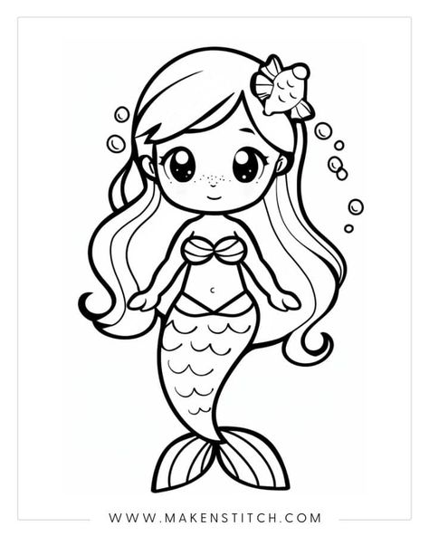 Download the most adorable mermaid coloring pages and step into a world of enchantment. They're all free and ready for your creative touch! Mermaid And Pirate Coloring Pages, Mermaid Color Pages, Mermaid Colouring In Pages, Mermaid Outline Drawing, Pinkalicious Activities, Free Coloring Pages Printables For Kids, Mermaid Colouring Pages, Kids Coloring Pages Free Printable, Printable Pictures To Color