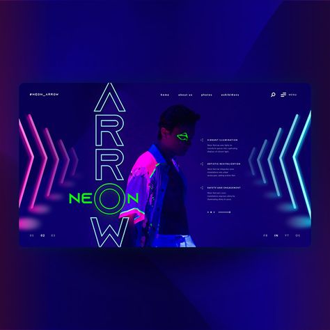 blue / pink / neon / Cyberpunk / ux / UI / landing / page / man Neon Website Design, Cyberpunk Website, Futuristic Branding, Neon Website, Ui Landing Page, Neon Poster, Neon Cyberpunk, Stage Ideas, Website Landing Page