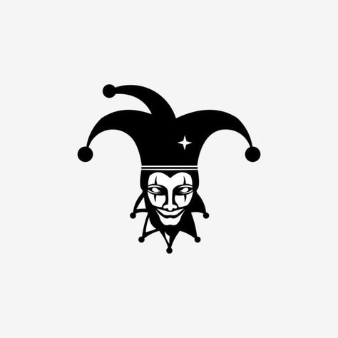 Poker Costume, Joker Symbol, Jester Tattoo, Monkey Logo Design, Joker Black, Black Joker, Dark Room Photography, Monkey Logo, Simple Tattoos For Guys