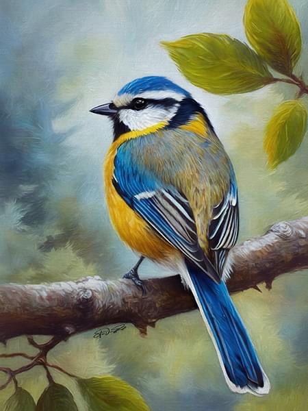 Acrylic Painting Birds, Birds In Nature, Bird Painting Diy, Pictures Of Birds, Birds Photos, Realistic Oil Painting, Bird Paintings, Bird Coloring Pages, Landscape Art Painting