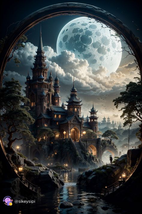 Graceful gothic towers rising against the moonlit sky were created by artificial intelligence Stable Diffusion. This fusion of art and technology invites you into a world where each building tells its own unique story. #StableDiffusionArtwork #CityUnderTheMoon #Gothic #DigitalMagic #AITalent Gothic Castles, Gothic City, Fantasy Mystery, Shadows And Light, Gothic Castle, Moonlit Sky, Dragon Ball Art Goku, Neural Network, Under The Moon