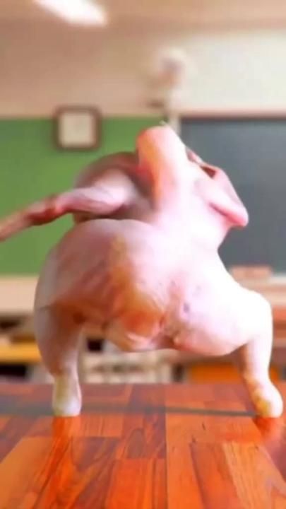 Chicken Dance, Green Potatoes, Dance Video, Food Humor, Dance Party, Dance Videos, Food Art, Dinosaur Stuffed Animal, Funny Gif