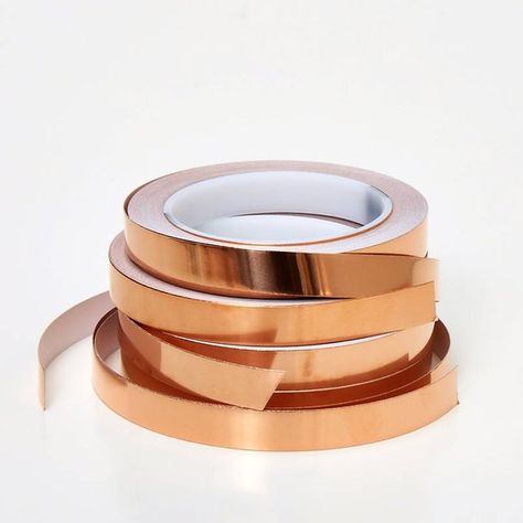 Pola Cat Dinding, Copper Foil Tape, Copper Tape, Foil Tape, Custom Rubber Stamps, Metallic Copper, Copper Foil, Metallic Foil, Copper Metal