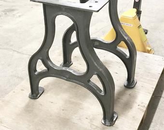 Rusty Design Canada quality affordable by RustyDesignCanada Cast Iron Table Legs, Iron Dining Table, Rustic Wood Bench, Cast Iron Table Base, Kitchen Table Legs, Industrial Table Legs, Cast Iron Bench, Iron Table Legs, Cast Iron Legs