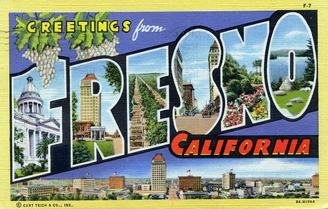 Vallejo California, Old California, Fresno County, California Postcard, San Joaquin Valley, State Of California, California Poster, Fresno State, Fresno California