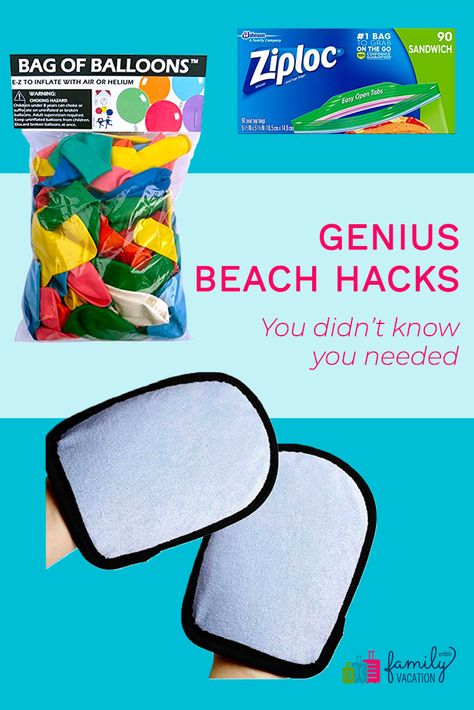 Going to the beach with kids is a lot of fun. It’s also a lot of work. Make your upcoming beach visit a breeze with these little-known, yet super-useful hacks. Beach Hacks Tips And Tricks Good Ideas, Diy Sand Remover Pouch, Things To Fo, Beach With Kids, Travel Hacks Kids, Beach Safe, Beach Hacks Tips And Tricks, Hide Money, Laying On The Beach