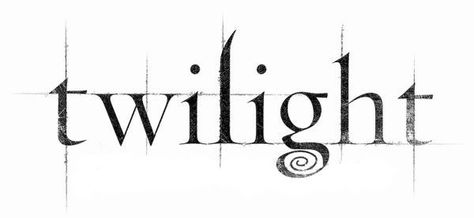 Twilight Tattoo Ideas Quotes, Twilight Svg Free, Twilight Painting Ideas, Twilight Doodles, Twilight Title, Twilight Inspired Tattoos, Twilight Font, Twilight Logo, Twilight Drawing