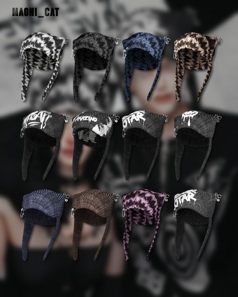 [Maoni_cat]Graffiti HAT | Patreon Sims Clutter, Sims 4 Stories, Sims 4 Hair Male, Sims 4 Male Clothes, Female Accessories, Sims 4 Patreon, Cc Folder, Pelo Sims, Sims 4 Cc Makeup